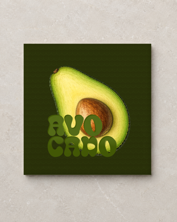 Kletsklei tegel - avocado - 15x15 Glans