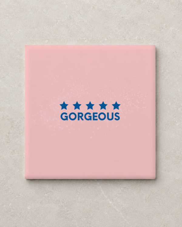 Kletsklei tegel - five star gorgeous - 15x15 Mat
