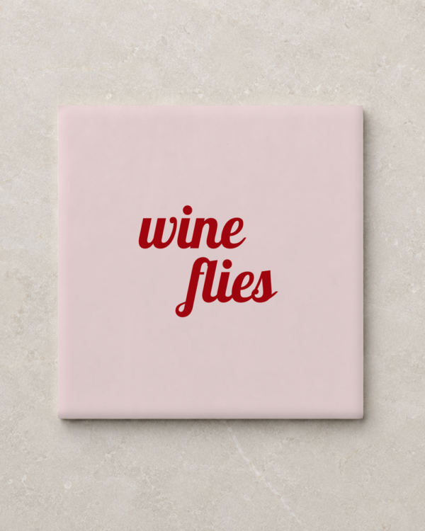 Kletsklei tegel - wine flies - 15x15 Mat