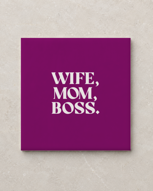 Kletsklei tegel - wife mom bos - 10x10 Mat
